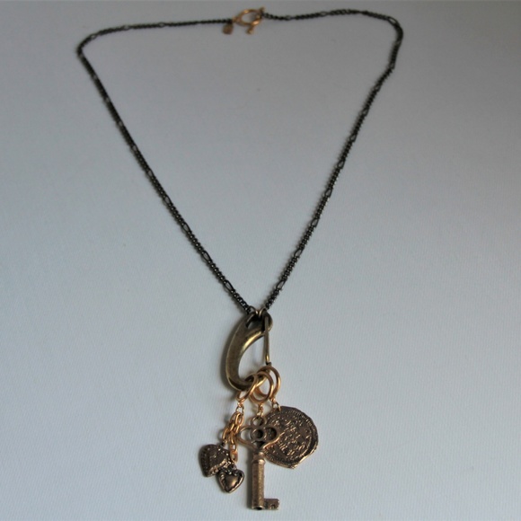 Tat 2 Gunmetal Figaro Chain Necklace - Picture 8 of 8